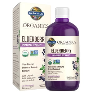 Garden of Life Organics Elderberry Immune Syrup, 6.59 fl oz