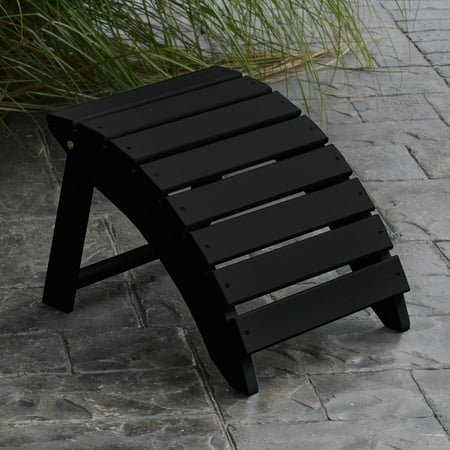 A & L Furniture Yellow Pine Folding Ottoman