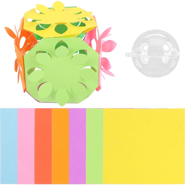 AURARMLET 1 Set Origami Paper Set for Kids and Adults Assorted Color Square Shape for Creative Activities