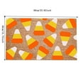 thumbnail image 2 of Candy Corn Carpet Floor Mat 40 * 60Cm Polyester Carpet, Crystal Velvet Yellow, 2 of 5