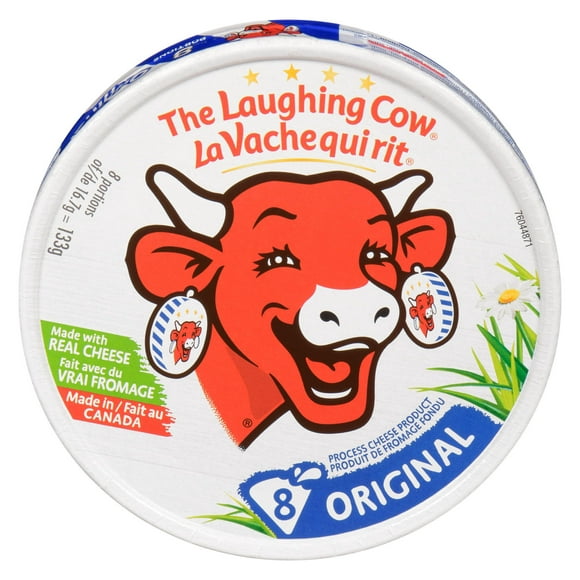 The Laughing Cow, Original, Spreadable Cheese 8P, 8 Portions, 133 g