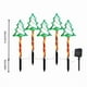 thumbnail image 2 of Seyotauo 5 Pcs Christmas Solar Lights Tree with 8 Lighting Modes – Solar Powered Festive Outdoor Indoor Christmas Lights, Waterproof Christmas Lights Outdoor for Garden Walkway, Outdoor Decoration, 2 of 8