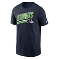 thumbnail image 2 of Men's Nike College Navy Seattle Seahawks Essential Blitz Lockup T-Shirt, 2 of 3