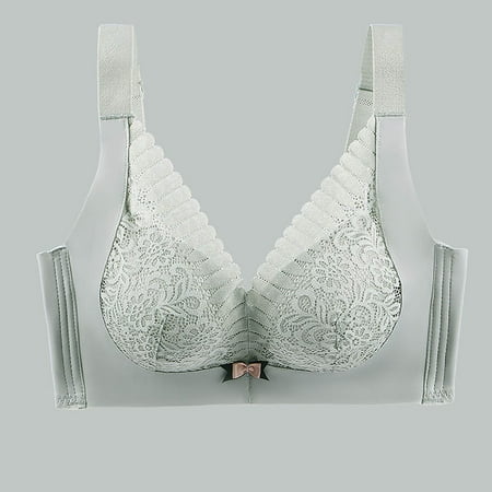 

Tejiojio Comfort Fit Smoothing Bra Women s Bra Soild Wire Free Underwear One-Piece Bra Everyday Underwear