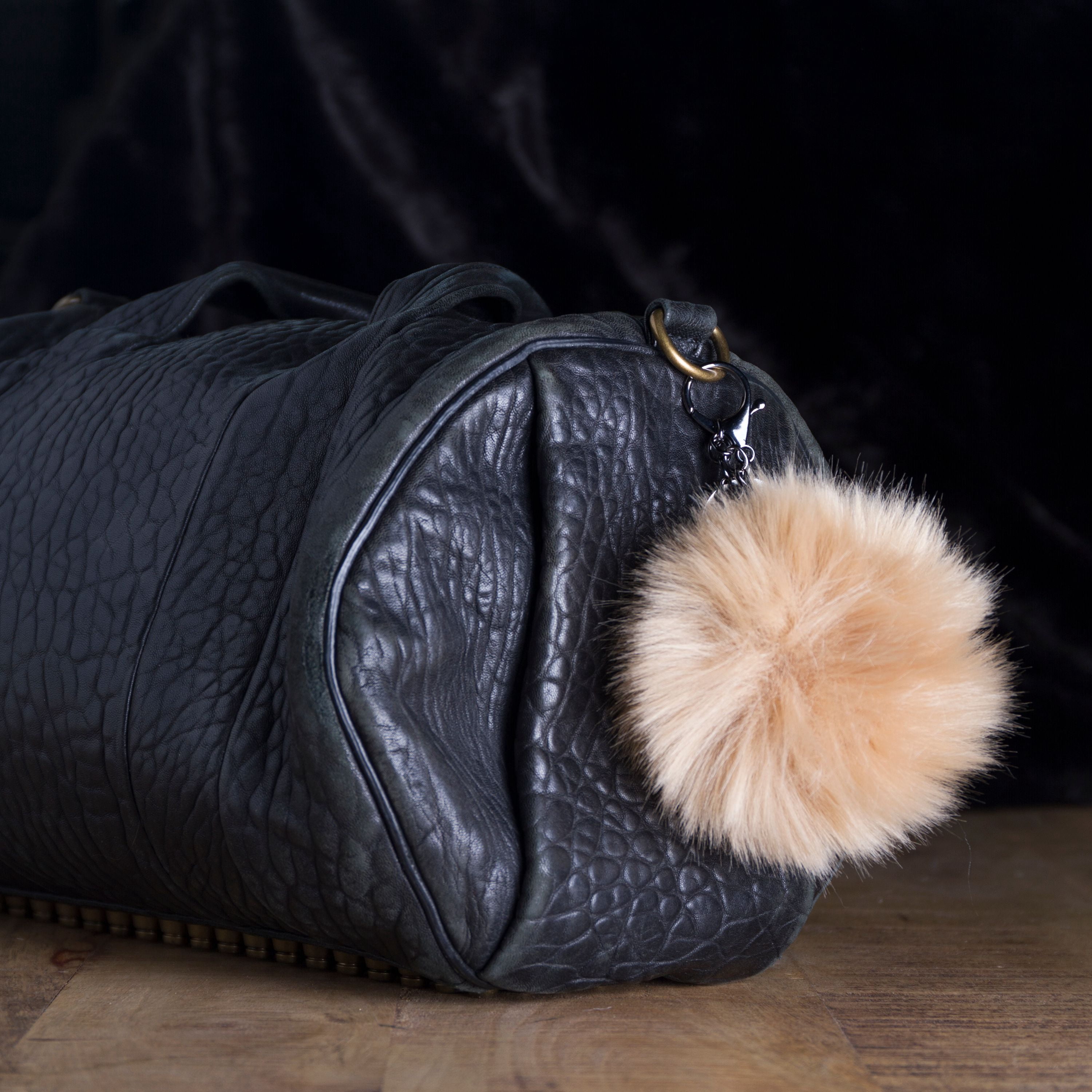 Luxe Fashion Faux faux Pom-Pom 3" Plush 1-Piece Accessory Multi-Color Options