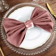 thumbnail image 6 of BalsaCircle 20 Pieces 20" Cinnamon Rose Polyester Napkins Wedding Kitchen, 6 of 8