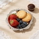 thumbnail image 5 of Aparatos de cocina, accesorios de cocina, bandeja de metal plateado con relieve, bandeja para postres, aperitivos, porta joyas, organizador de tocador, platos decorativos para el hogar, cocina, dormit, 5 of 6