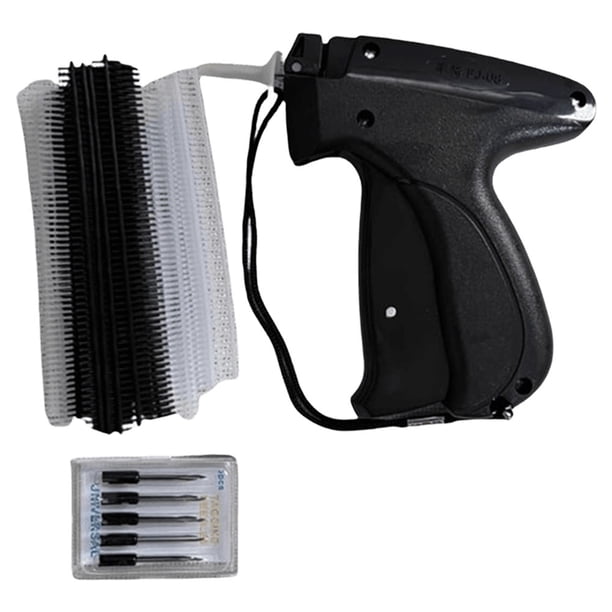 Cierre Rápido Prendas para Máquina Coser Pistola para Anudar Colchas Micropistola Coser Minipistola Coser para Dobladillos Prendas Herramienta Costura Microetiquetas para Prendas (negro 18 Mm)