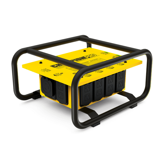 Champion Power Equipment Yellow 19.10" x 15.90" x 10.00", Steel Portable Electrical Distribution Box