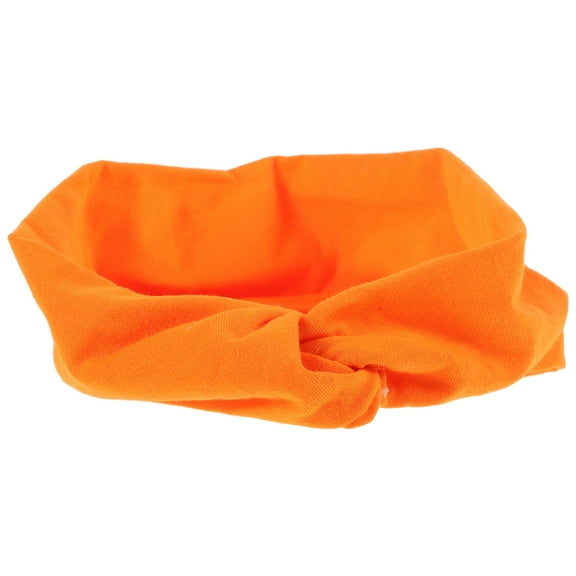 ELAYARD Boho Style Twisted Knot Wrap Hairband for Women, Orange Color, 1 Piece