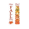thumbnail image 2 of Fall Decorative Banners Thanksgiving Party Decorations Autumn Door Sign Pumpkin Maple Leaf Welcome Porch Sign For Fall Party Garden Yard, 2 of 6