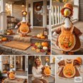 thumbnail image 6 of Sruoe Thanksgiving Day Porch Goose Outfits, 23 Inch Porch Goose Clothes, Goose Clothes Dress, Duck Sculpture Clothes for Lawn Statue Cement Statue Yard Patio Party Decoration, 6 of 7