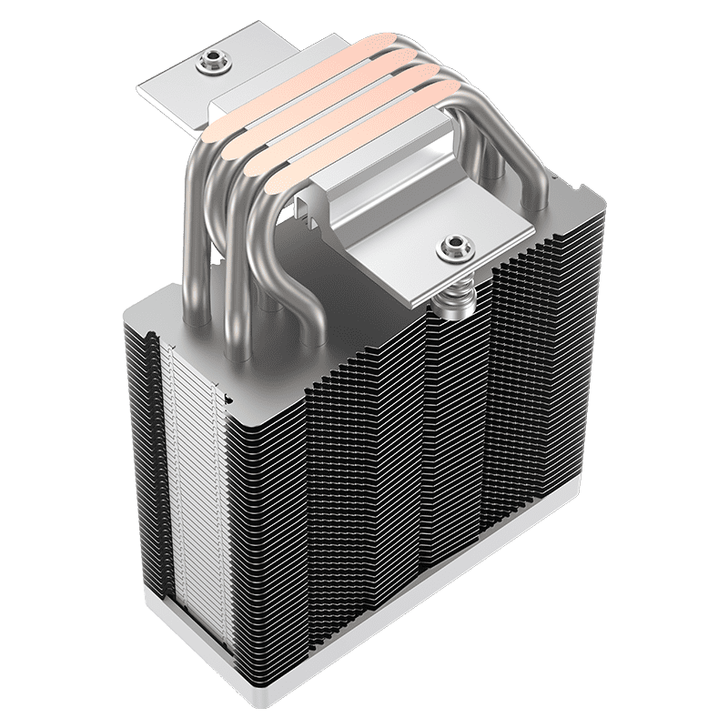 Pure white air-cooled radiator COOLLEO B40S Lite H CPU Air-Cooled Radiator Direct Contact Heat Pipe,Computer Cooler