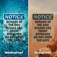 thumbnail image 6 of (2 Pack) Beware Of The Dog Please Use Front OSHA Notice Sign 10 Inch X 14 Inch Indoor / Outdoor Rust-Free Aluminum Metal Signs for Workplace, Workshop, and Construction Site, Made in, 6 of 8