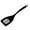 Black, variant on Chef Craft 11" Long Melamine Slotted Turner Spatula Kitchen Utensil - White
