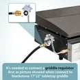 thumbnail image 3 of 4 FT Universal Propane Adapter Hose, Connect 1 lb Small Appliances to Large Tanks, Compatible with Portable Heaters, Table Top Grills, Propane Stoves, Lanterns and More, 3 of 8