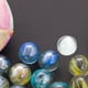 thumbnail image 2 of 10 canicas de vidrio transparente, redondas, para relleno de jarrones, piedras decorativas de vidrio., 2 of 7