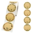 thumbnail image 1 of Rollo de 500 pegatinas adhesivas (5 x 5 cm) para propietarios de tiendas, manualidades, etiquetas para tarros y conservas, etiquetas de precios, 1 of 5