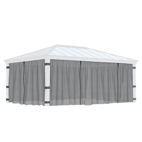 Canopia by Palram Dallas 14 x 20 Gazebo Mosquito Netting Set