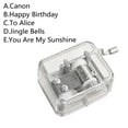 thumbnail image 4 of Miyuadkai Claerance! Transparent Hand Crank Music Box - Premium Jingle Bells Christmas Gift with Clear Case Design, 4 of 4