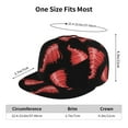 thumbnail image 4 of Snapback Hats For Men Women Tornado Flat Bill Brim Baseball Cap Printed Hat, 4 of 8