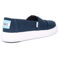 thumbnail image 3 of Toms Mallow Alpargata Women's Vegan Canvas Platform Trainers In Navy Size 5.5, 3 of 6