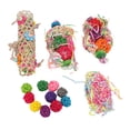 thumbnail image 1 of Bird Shredding Toy, Corlorful  Foraging Toy Safe  For Cockatiels, 1 of 8