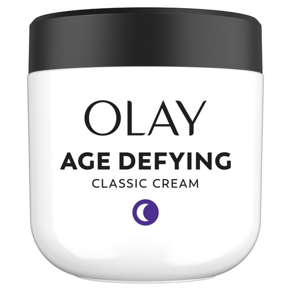 Olay Age Defying Classic Night Cream, Face Moisturizer 3.4 Oz