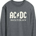 thumbnail image 3 of ACDC - Glow In The Dark - Back In Black - Men's Long Sleeve T-Shirt, 3 of 5