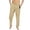 Khaki, variant on Men's Casual Pants All Season Fit Loose Trousers with Solid Color -Style Media Beach Pockets for Everyday Comfort Brown M
