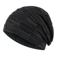 thumbnail image 2 of Diufon Beanie Hats for Unisex-Adult Knitted Layered Ear Covered Windproof Hat Casual Outdoor Ski Caps, 2 of 4