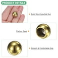 thumbnail image 2 of Uxcell 10 Pack Lamp Finials Caps M10x15mm Spherical Decoration Knob Brass Tone, 2 of 7