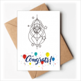 thumbnail image 1 of Star Line Combination Juxtaposition Wedding Cards Congratulations Greeting Envelopes, 1 of 3