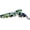 Green Blue, variant on Christmas Themed Dog Collar and Leash Set, Waterproof PVC Pet Collar with Cute Charms for Small Medium Dogs