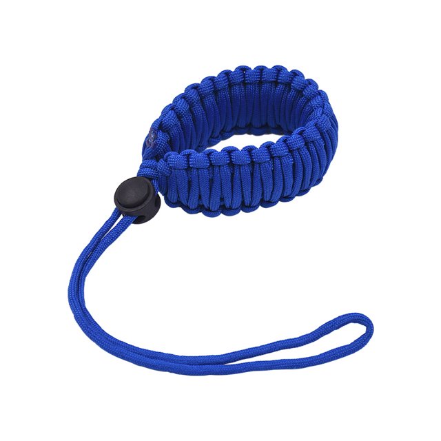 Cordón de correa de muñeca de cámara de Paracord trenzado ajustable para Canon Nikon