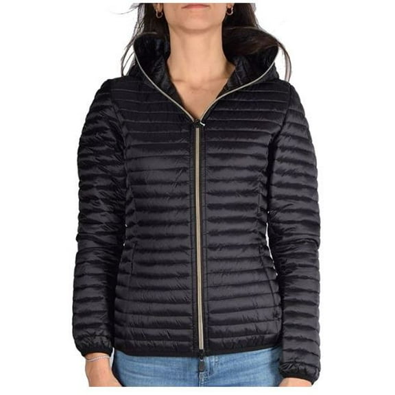 Save The Duck Black Ultra-Light Down Jacket (Women's)