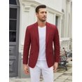 thumbnail image 2 of COOFANDY Men's Casual Blazer One Button Sport Coat Slim Fit Lightweight Suit Blazer Jacket, 2 of 6