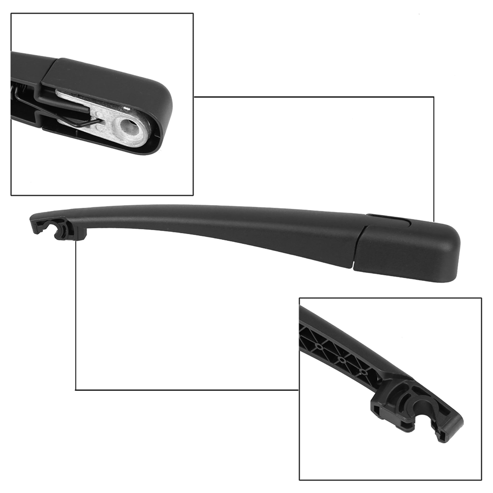Unique Bargains 315mm 12" Rear Windshield Wiper Blade Arm Set for Hyundai for Kia