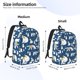 thumbnail image 2 of Disketp cute winter bear print Canvas Backpack Lightweight Travel Daypack Student Rucksack Laptop Backpack-Small, 2 of 5
