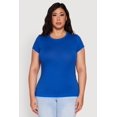 thumbnail image 2 of Women's Plus Size Basic Crew Neck Tee, 2 of 5