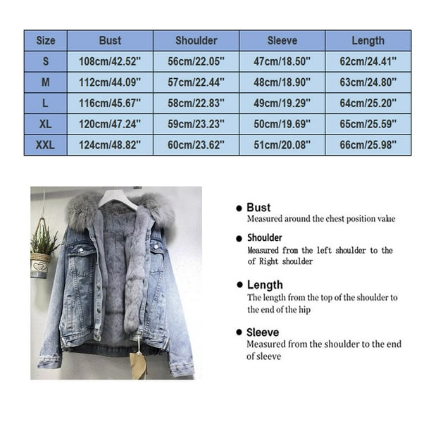 Margone fluffy denim jacket sale