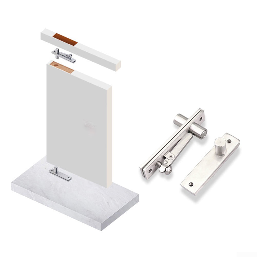 Home Office Pivot Hinge Kit Door Hinges Accessory DIY Replacement Shaft 