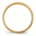 thumbnail image 2 of 14k Yellow Gold 6mm Heavyweight Comfort Fit Brushed Satin Line Edge Wedding Band Size 7 YB108H, 2 of 3