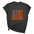 thumbnail image 3 of Mifsaly 4Th of July Shirts Women Crew Neck Short Sleeve Cotton T Shirts Usa Graphic Summer Independence Day Tops Loose Fit Breathable Patriotic Tshirt XXL, 3 of 3