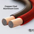 thumbnail image 2 of GearIT 12AWG Speaker Wire, CCA - Transparent Black/Red, 2 of 5