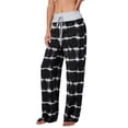 thumbnail image 2 of Women Lounge Pant Wide Leg Trendy Pattern Drawstring Soft Comfortable Breathable Casual Loose Sweatpant 2053 M, 2 of 6