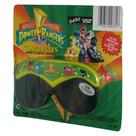 Mighty Morphin Power Rangers (1993) Gordy Safe Plastic Lenses UV Sunglasses