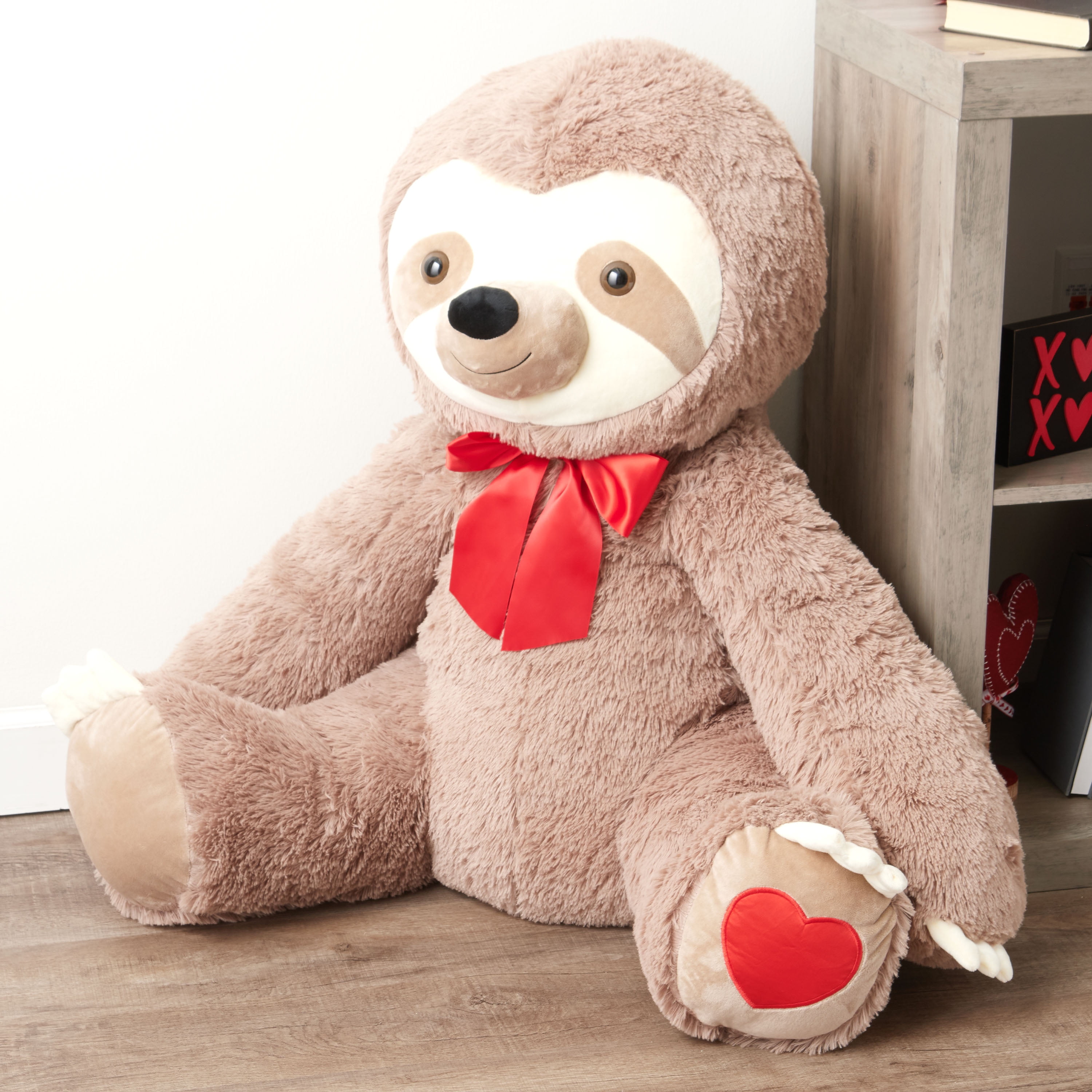 Sloth stuffed animal valentine's day outlet