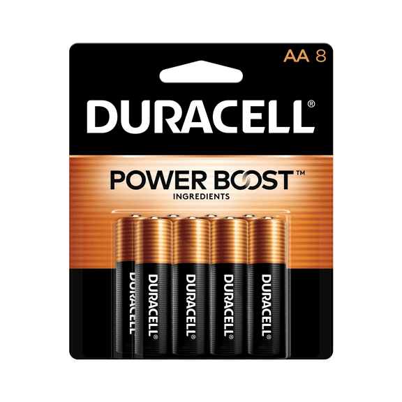 Duracell Coppertop AA Alkaline Batteries 8/PK
