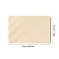 thumbnail image 2 of Hiroekza Premium Silicone Pet Feeding Mat 20 x 14 inch - Waterproof, Non-Slip for Cats & Dogs - Easy Clean Durable Diner Pad Beige, 2 of 6